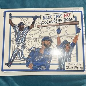 Blue Jays Art Colouring Book by Chris Ripley